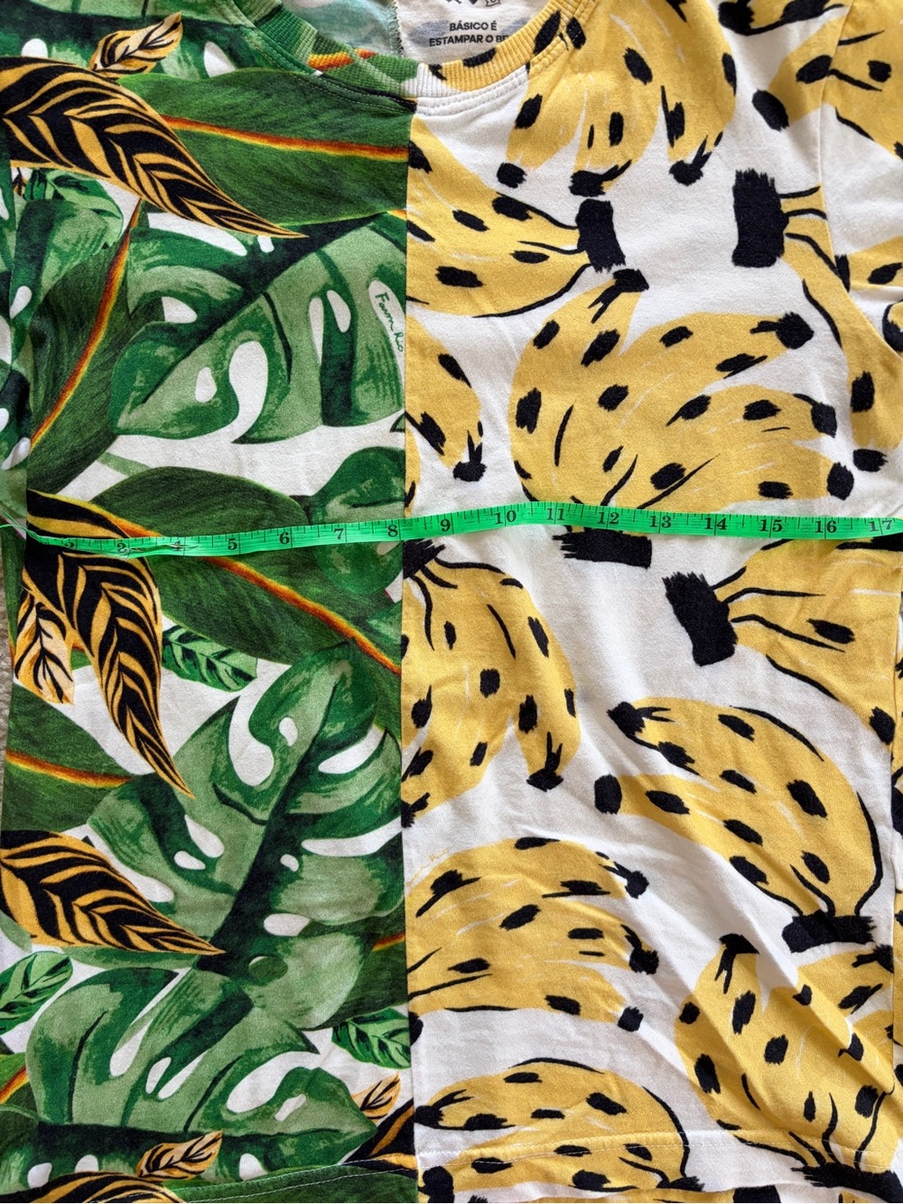 FARM Rio Split-Print Banana Tee - Picture 3 of 4